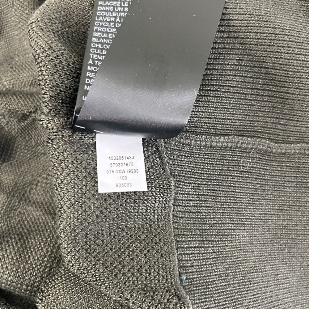 2/$30 White House Black Market Camo Tunic Blouson Sweater V-Neck Olive S #8837 - Picture 8 of 9